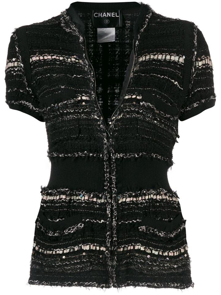 Chanel Vintage 2006 Tweed Jacket - Black