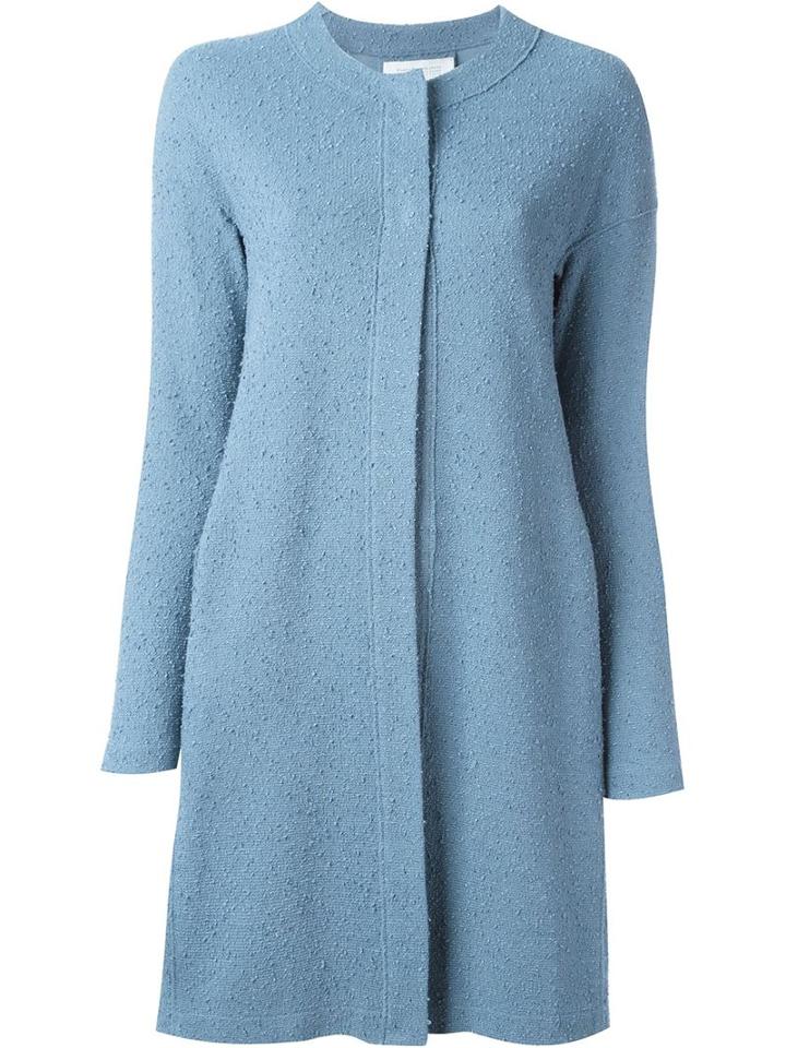 Harris Wharf London Single Breasted Midi Coat