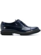 Emporio Armani Lace Up Sneakers - Blue