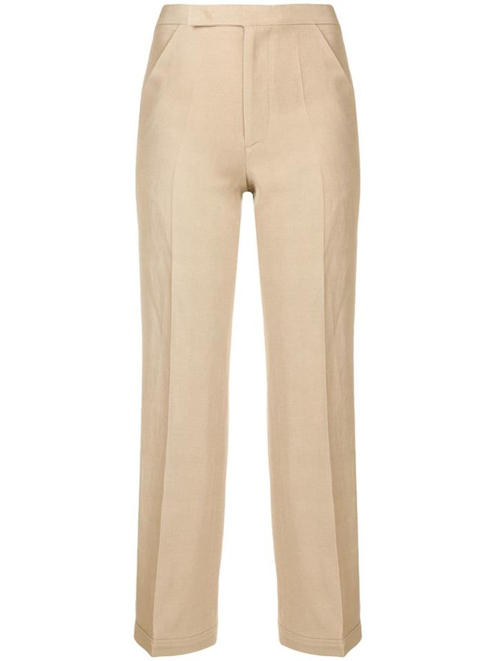Golden Goose Deluxe Brand Summer Cropped Trousers - Neutrals