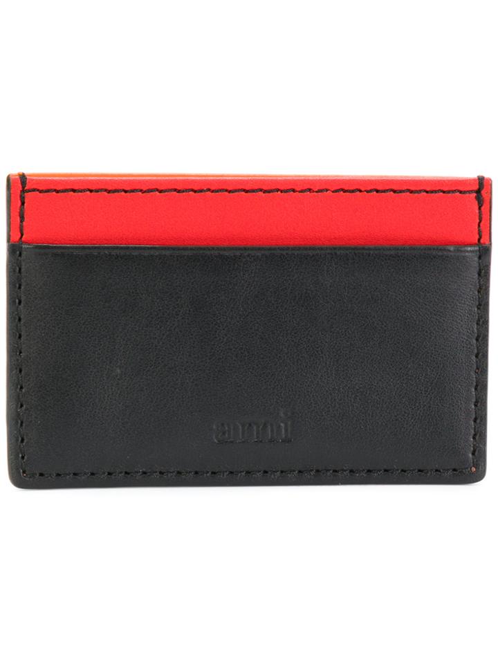 Ami Alexandre Mattiussi Cardholder - Yellow & Orange
