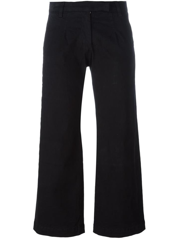 Current/elliott Flare Capri Pants - Black