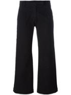 Current/elliott Flare Capri Pants - Black