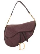 Christian Dior Pre-owned Saddle Shoulder Bag - Purple