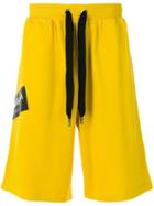 Dolce & Gabbana Logo Tape Track Shorts - Yellow & Orange