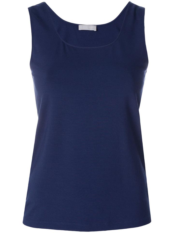 Le Tricot Perugia Basic Tank Top - Blue