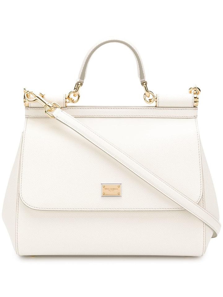 Dolce & Gabbana Sicily Tote - White
