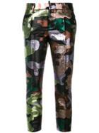 Dsquared2 Metallic Camouflage Trousers - Multicolour