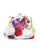 Dolce & Gabbana Kids Floral Shoulder Bag - White