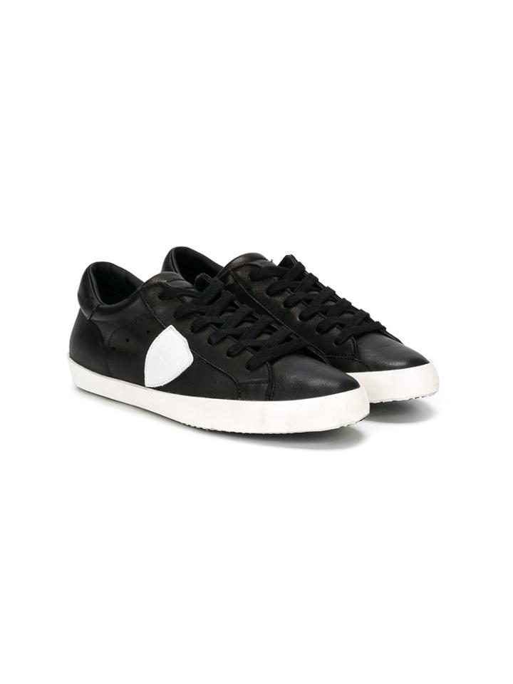 Philippe Model Kids Teen Paris Sneakers - Black