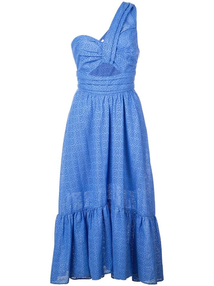 A.l.c. One-shoulder Midi Dress - Blue