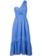 A.l.c. One-shoulder Midi Dress - Blue