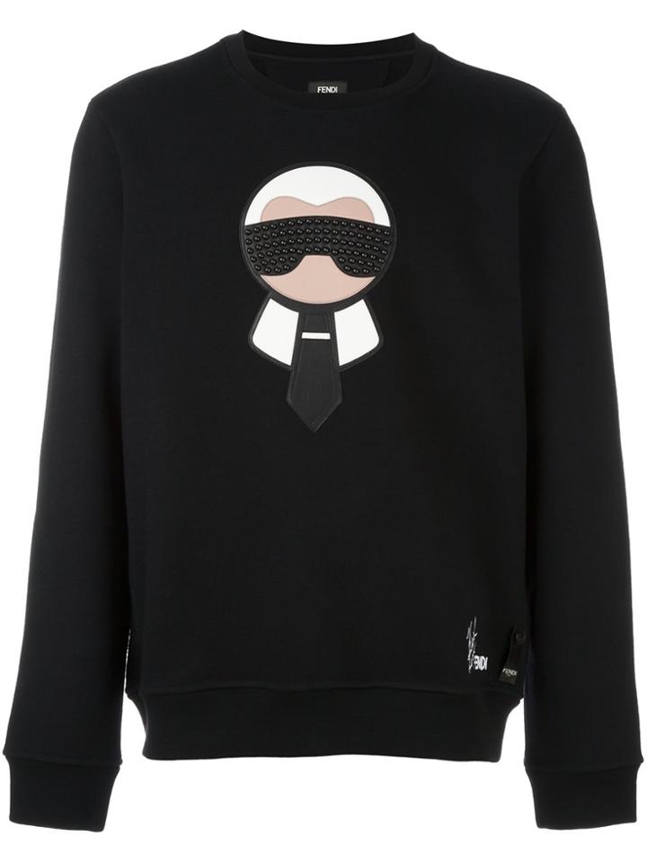 Fendi 'karlito' Sweatshirt - Black