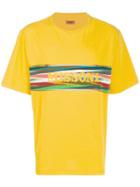 Missoni Logo Embroidered T-shirt - Yellow