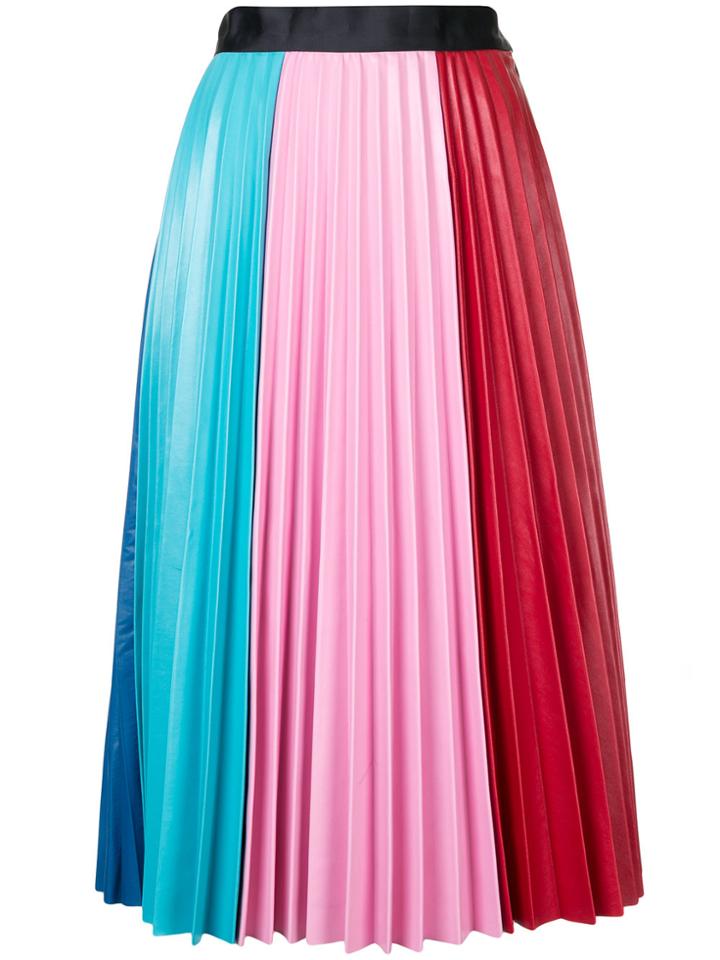 Romance Was Born Continuum Pleated Skirt - Multicolour