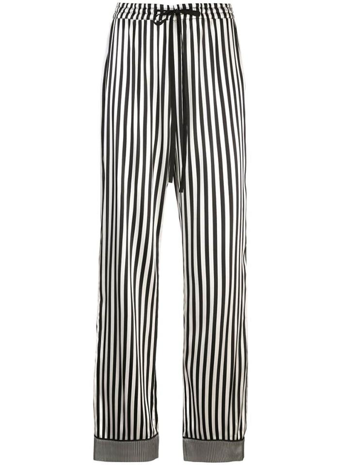 Nicole Miller Pajama Stripe - Black