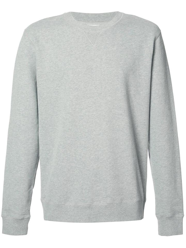 Sunspel - Crew Neck Sweatshirt - Men - Cotton - S, Grey, Cotton