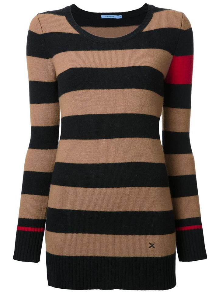 Guild Prime Striped Jumper, Women's, Size: 3, Black, Lambs Wool