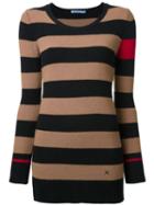 Guild Prime Striped Jumper, Women's, Size: 3, Black, Lambs Wool