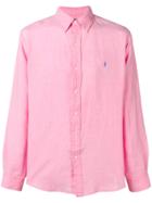 Ralph Lauren Embroidered Pony Shirt - Pink