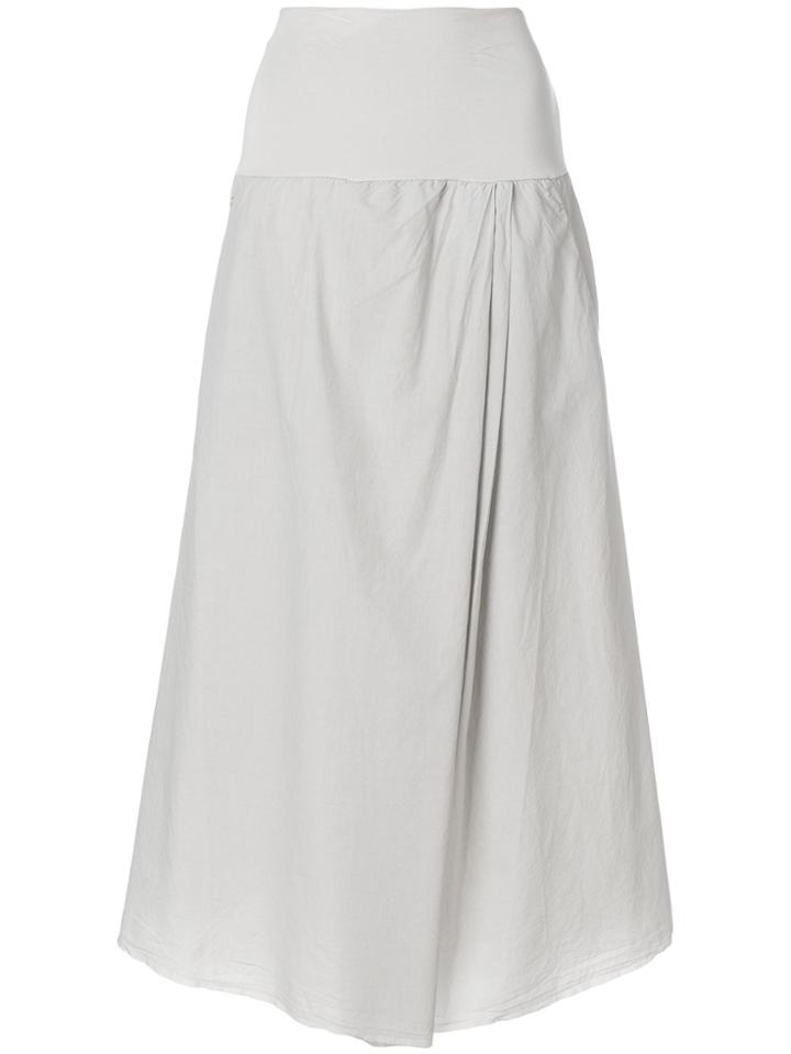 Transit Poplin Midi Skirt - Nude & Neutrals