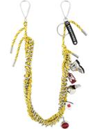 Dsquared2 Cord Charm Necklace - Yellow & Orange