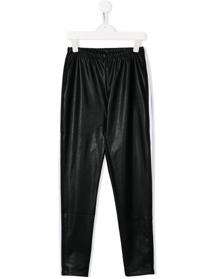 Monnalisa Teen Panelled Leggings - Black
