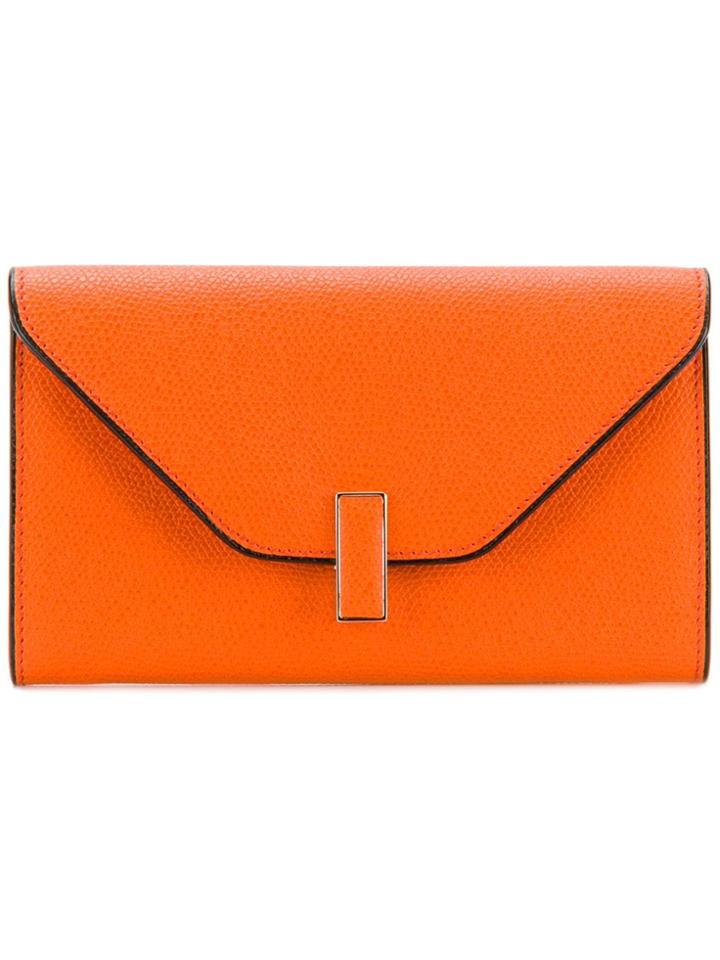 Valextra Iside Small Wallet - Orange
