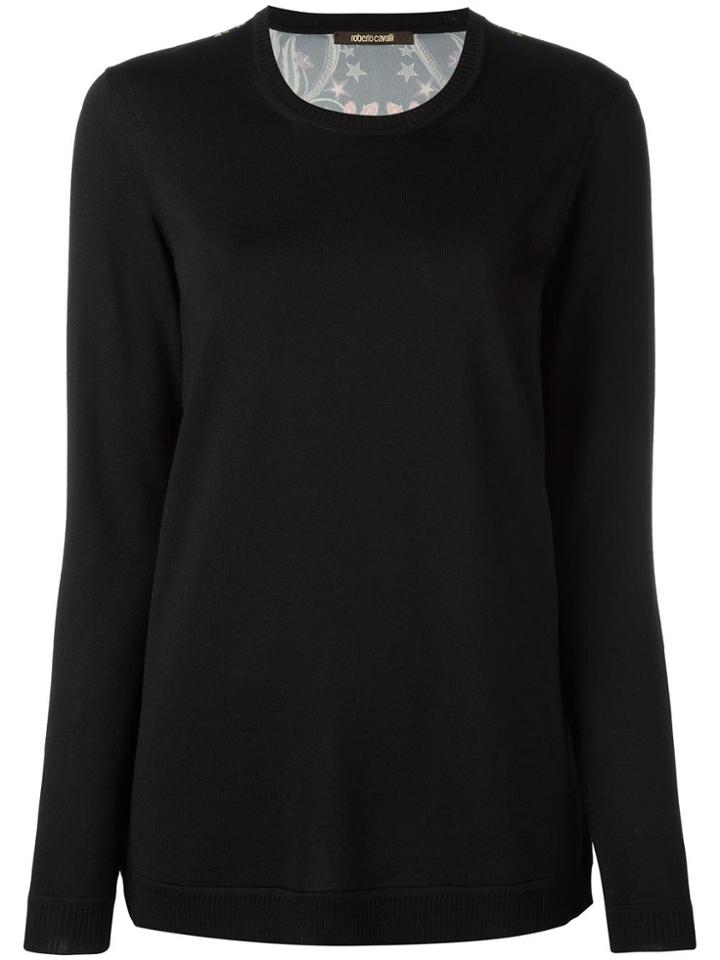 Roberto Cavalli 'galaxy Garden' Jumper - Black