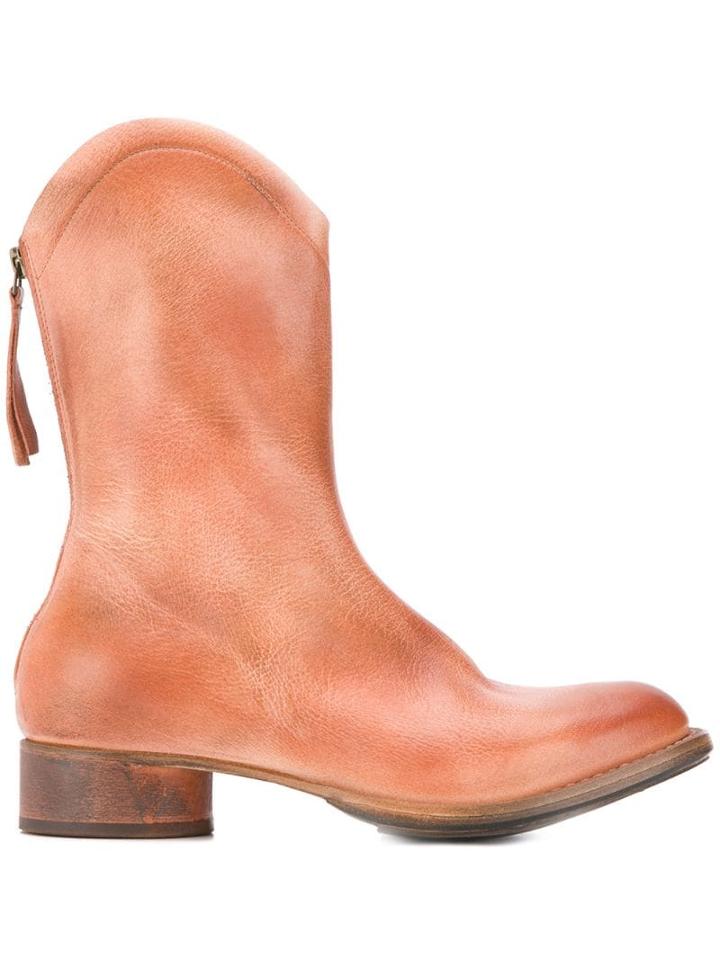 Cherevichkiotvichki Zipped Cowgirl Boots - Pink