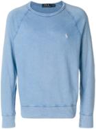 Polo Ralph Lauren Faded Logo Sweatshirt - Blue