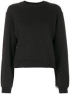 Mcq Alexander Mcqueen Eyelets Detail Sweatshirt - Black
