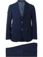 The Gigi Two Piece Suit, Men's, Size: 52, Blue, Cotton/spandex/elastane/cupro