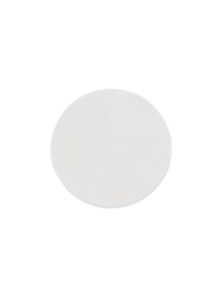 Tom Wood Post Back Round Disc Earrings - Metallic