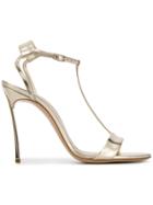 Casadei T-bar Sandals - Gold