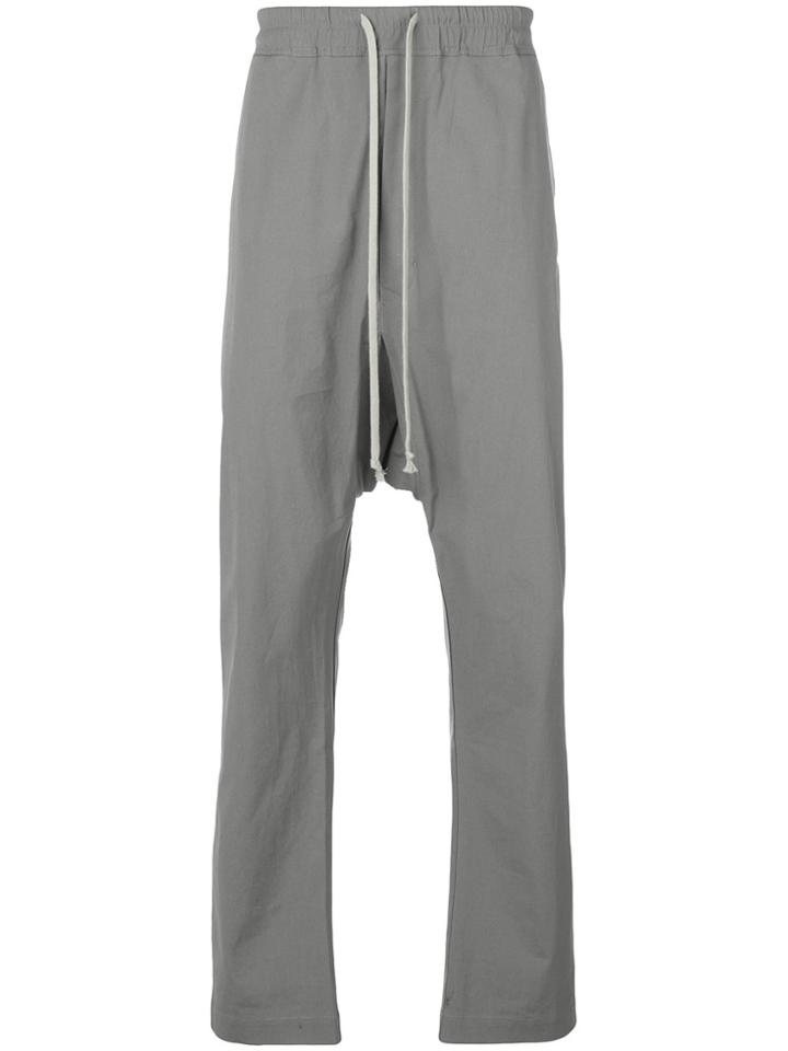 Rick Owens Drkshdw Drawstring Track Pants - Grey