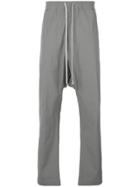 Rick Owens Drkshdw Drawstring Track Pants - Grey