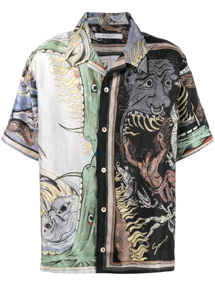 Givenchy Icarus Printed Shirt - Black