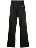 Sss World Corp Contrast Side Panel Joggers - Black