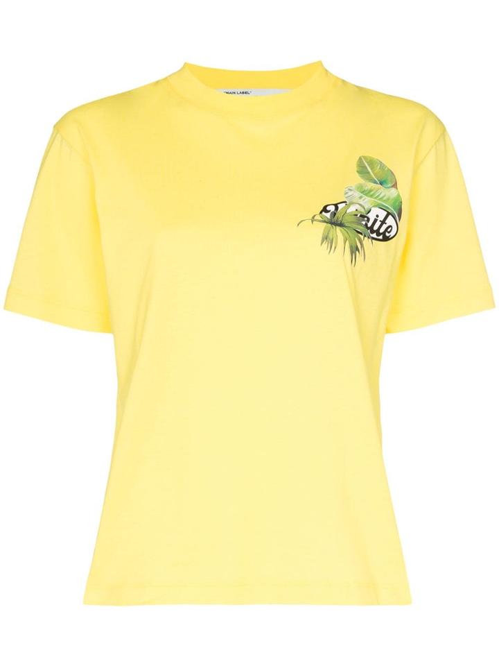 Off-white Arrow Logo T-shirt - Yellow