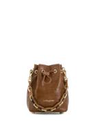 Lancaster Exotic Mini Bucket Bagcroco - Brown