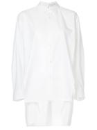 Ujoh Buttoned Back Shirt - White