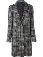 Lanvin Prince Of Wales Check Tweed Coat