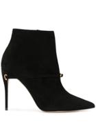 Jennifer Chamandi Pointed Ankle Boots - Black