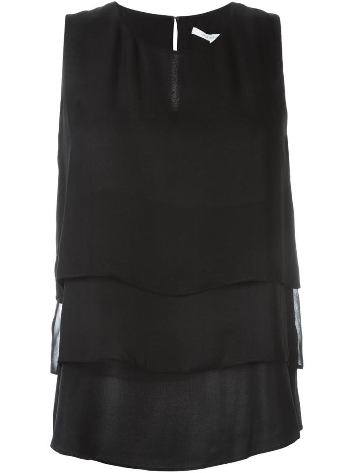 Diane Von Furstenberg Draped Layer Sleeveless Top
