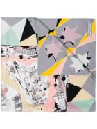 Emilio Pucci Small Square Scarf - Neutrals