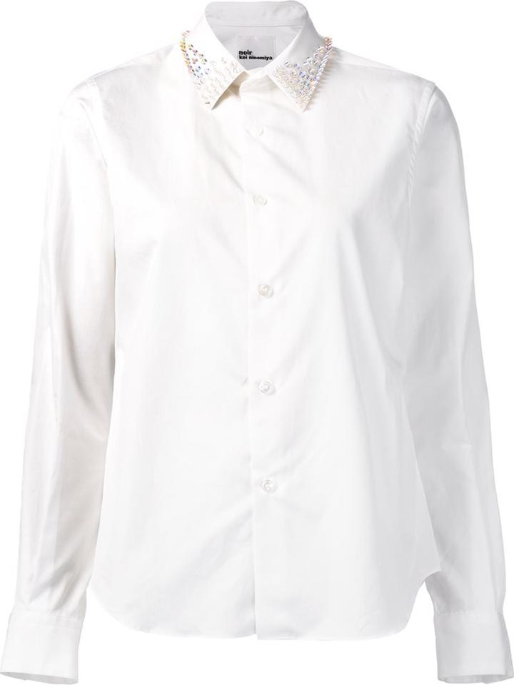 Comme Des Garçons Noir Kei Ninomiya Pyramid Studded Collar Shirt
