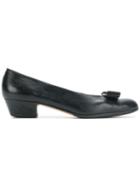 Salvatore Ferragamo Pre-owned Bow Detail Pumps - Black