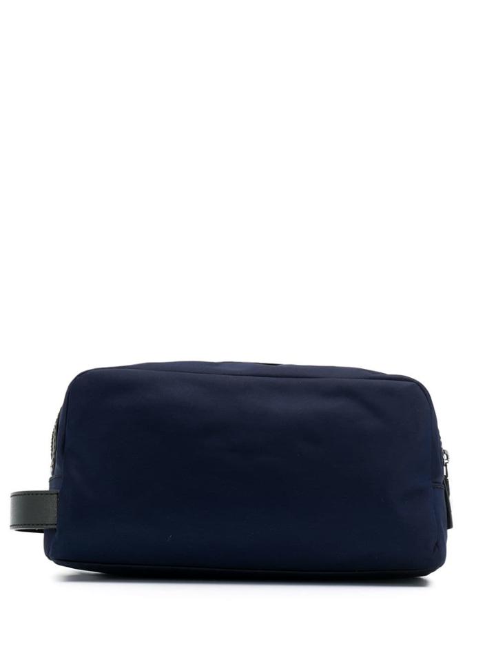 Michael Kors Logo Printed Wash Bag - Blue