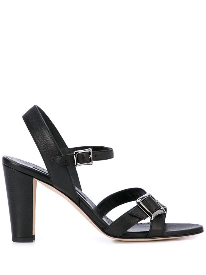 Manolo Blahnik Rioso 90mm Sandals - Black